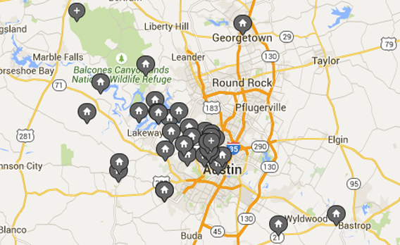 austin property map